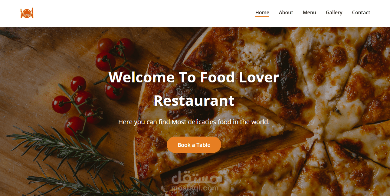 Food Lover | Restaurant Website