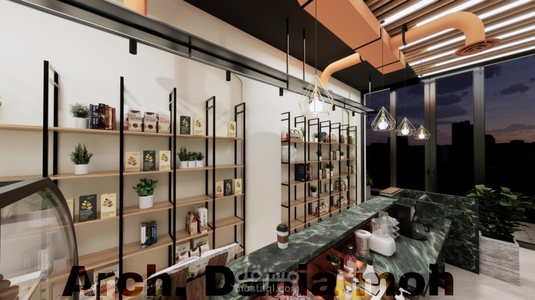 تصميم كافيه