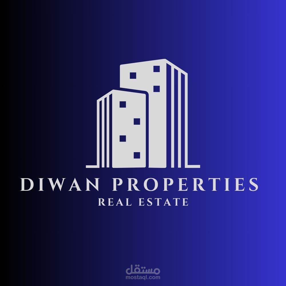تصميم شعارات لشركات عقارات عربية فاخرة