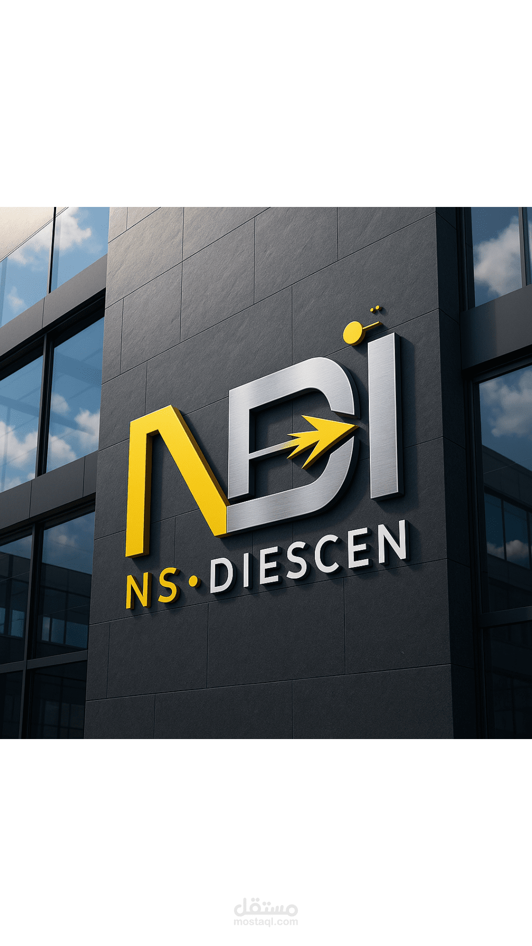 تصميم شعار قناة NS DIESCEN