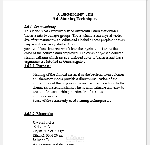 Staining Techniques