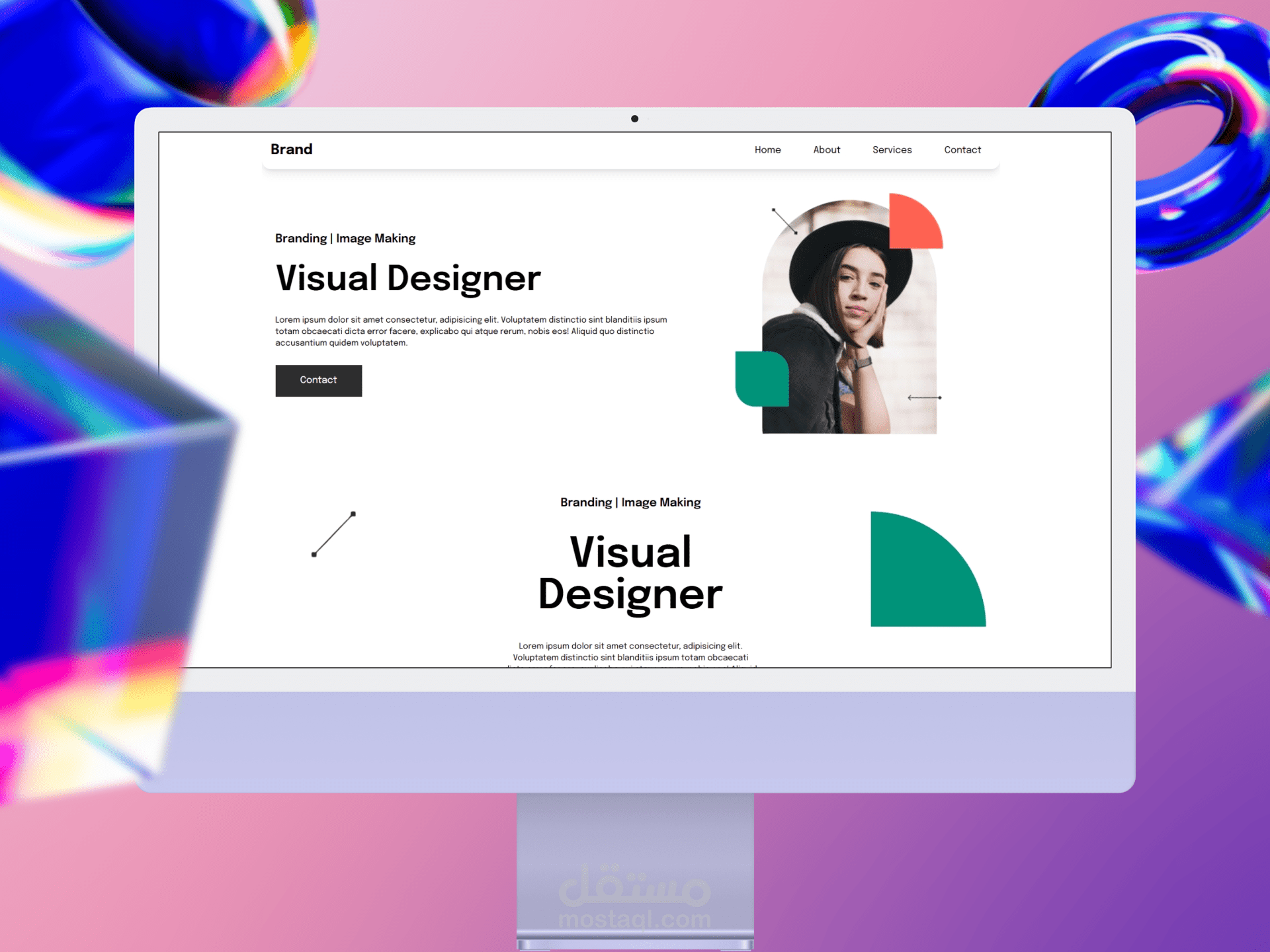 تصميم بورتفوليو شخصي قابل للتخصيص باستخدام React.js