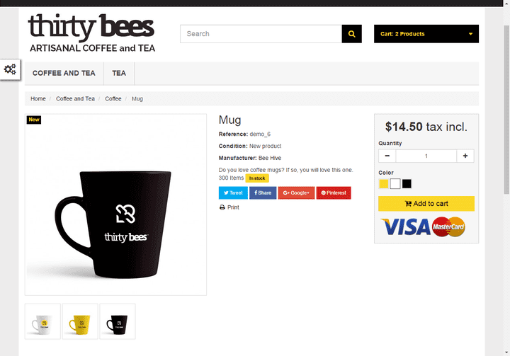متجر Thirty Bees