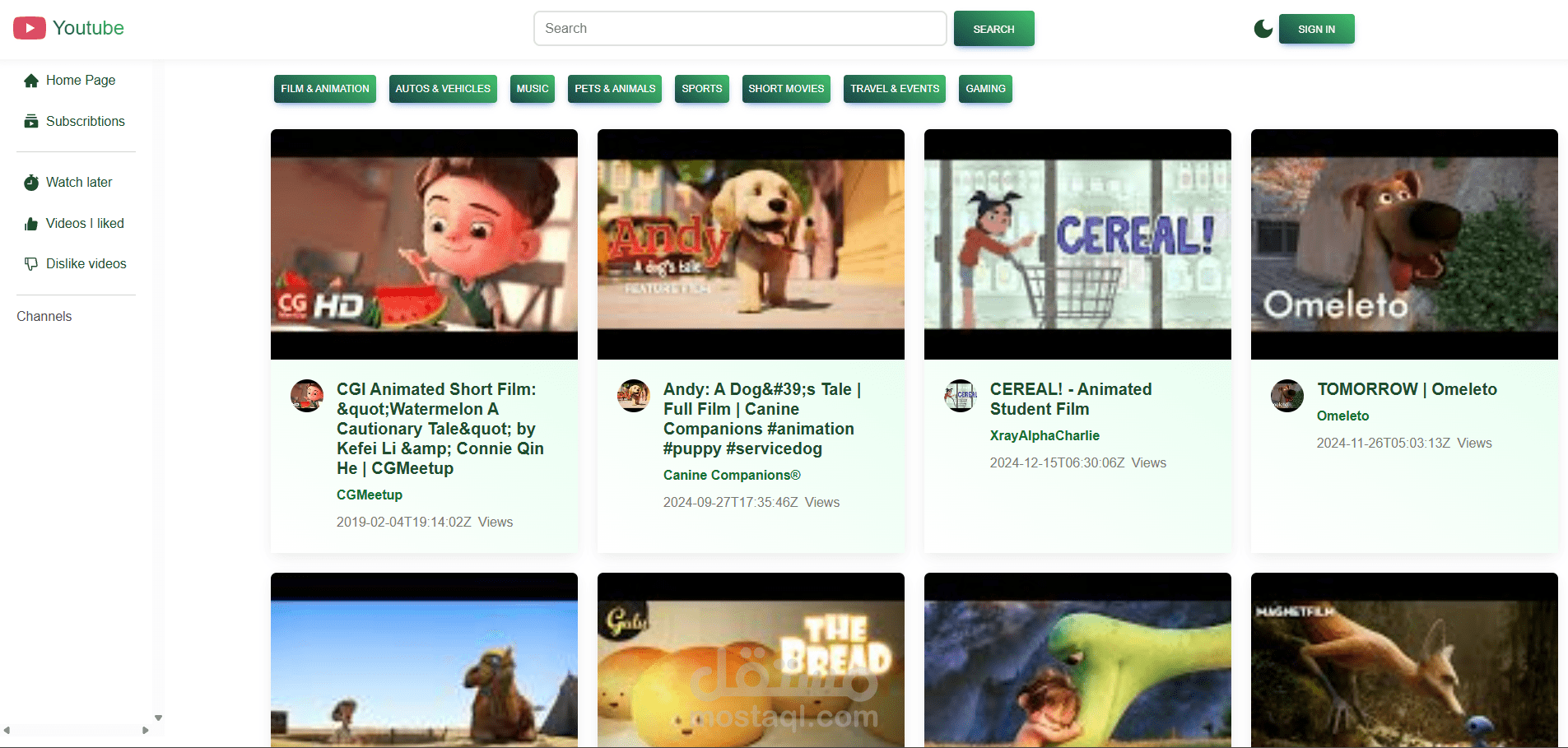 Frontend Develper , Developed Graduated Project