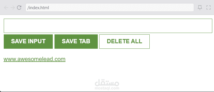 اضافة جوجل كروم لحفظ ملاحظات او مواقع باستخدام جافا سكريبت A google chrome extension to save notes with html, css, and javascript