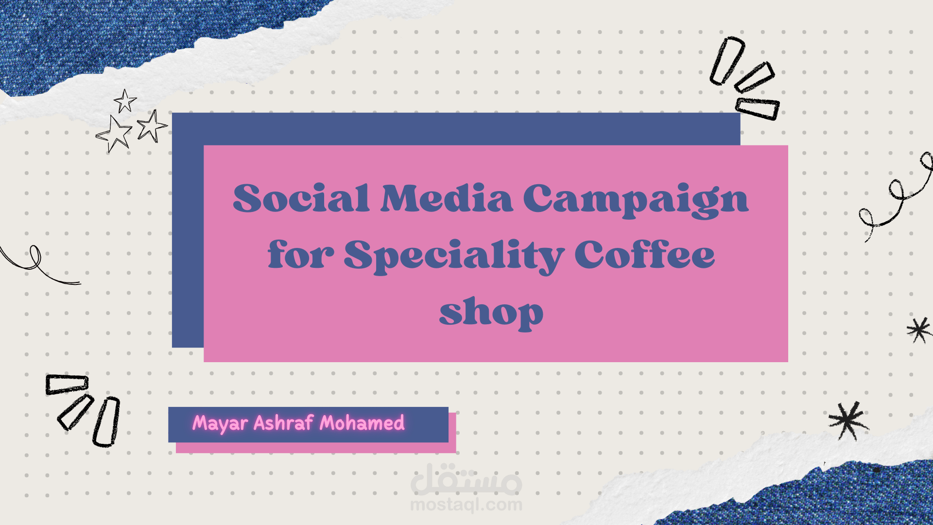 Specialty coffee shop Social Media campaign