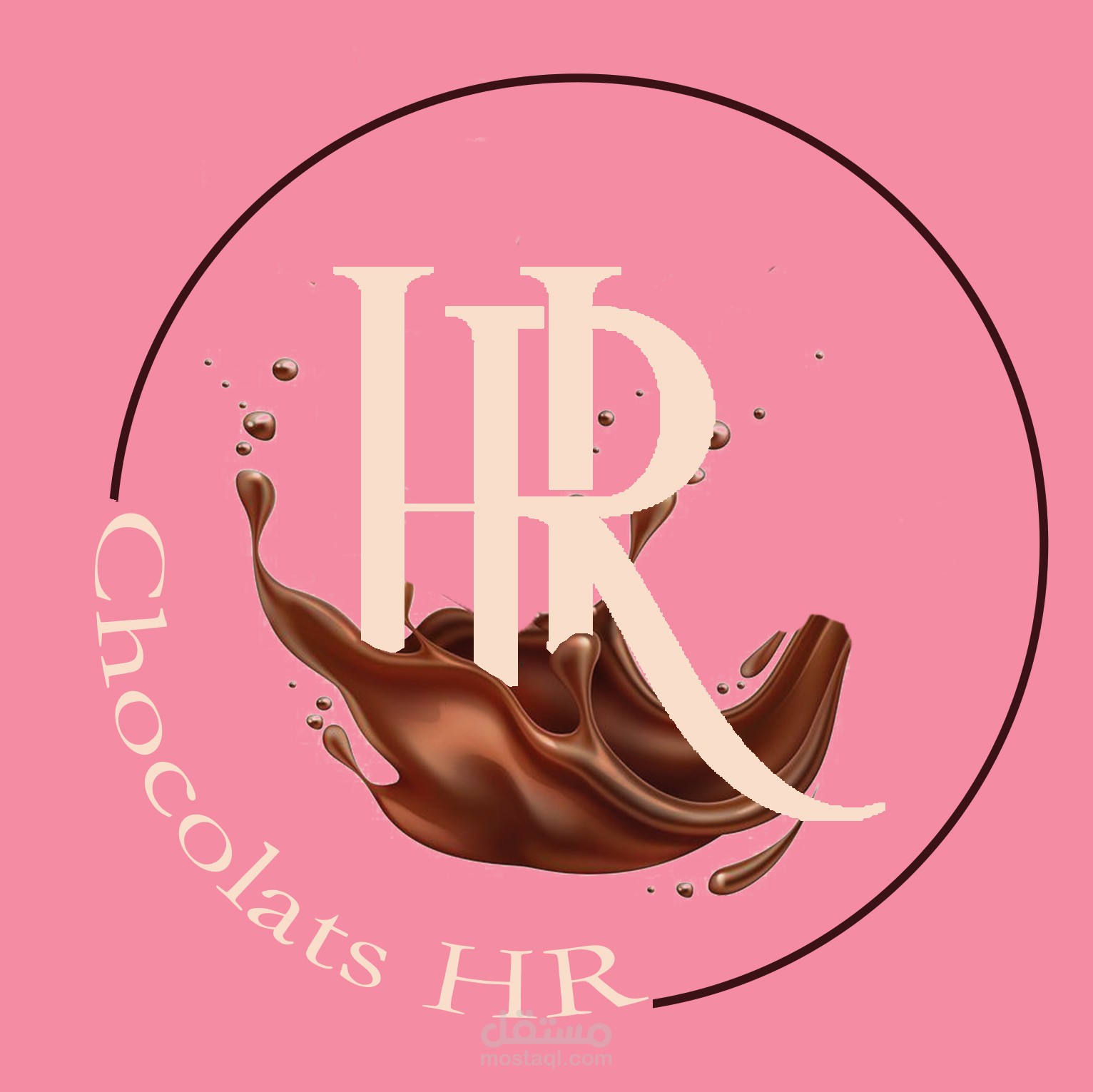 تصميم شعار وهوية بصرية لمحل بيع الشوكولاتة - Chocolats HR