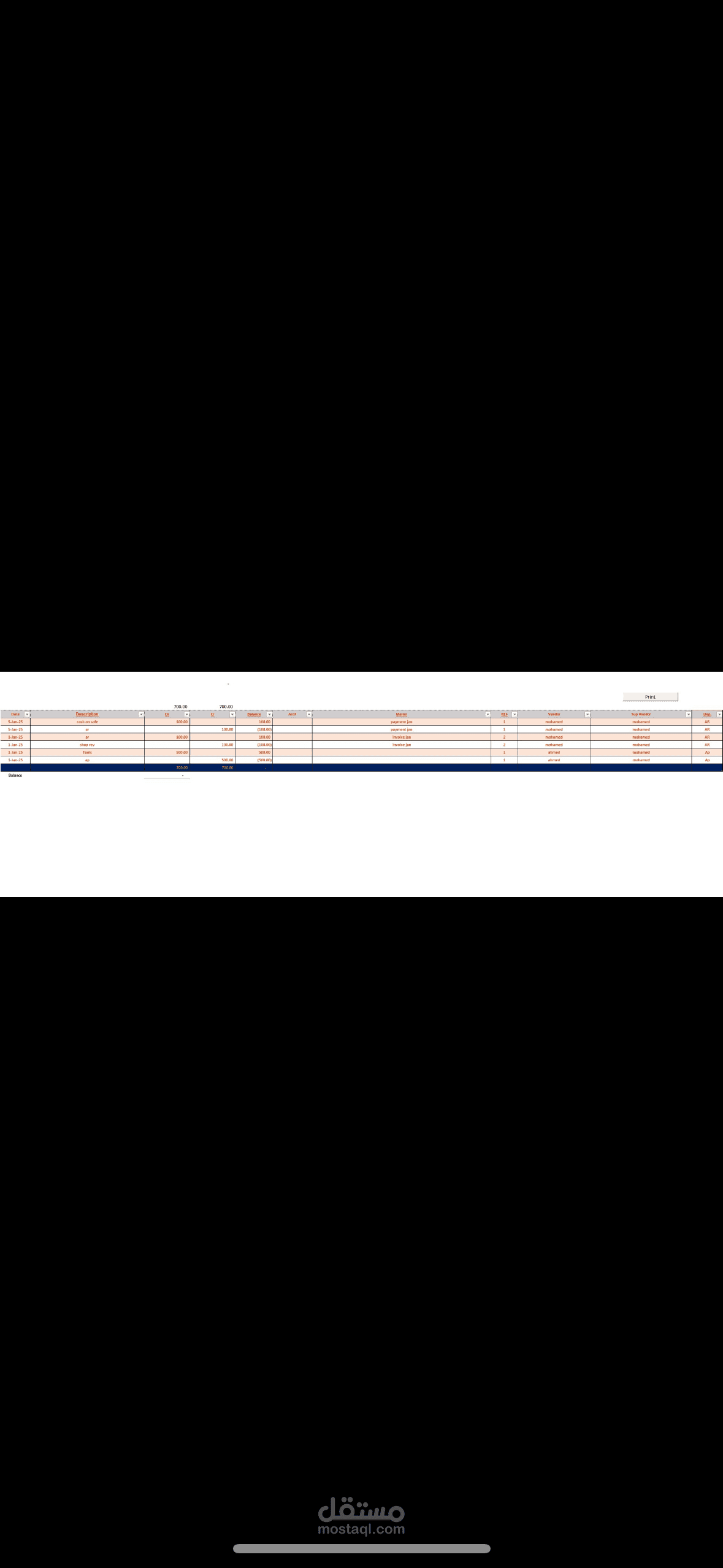 تصميم ملف Excel ببرمجة VBA لأتمتة التقارير