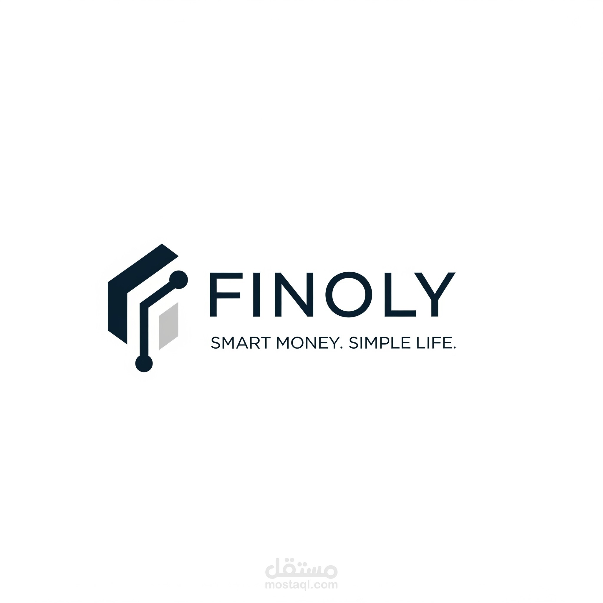 تصميم شعار فاخر لمنصة خدمات مالية رقمية – Finoly