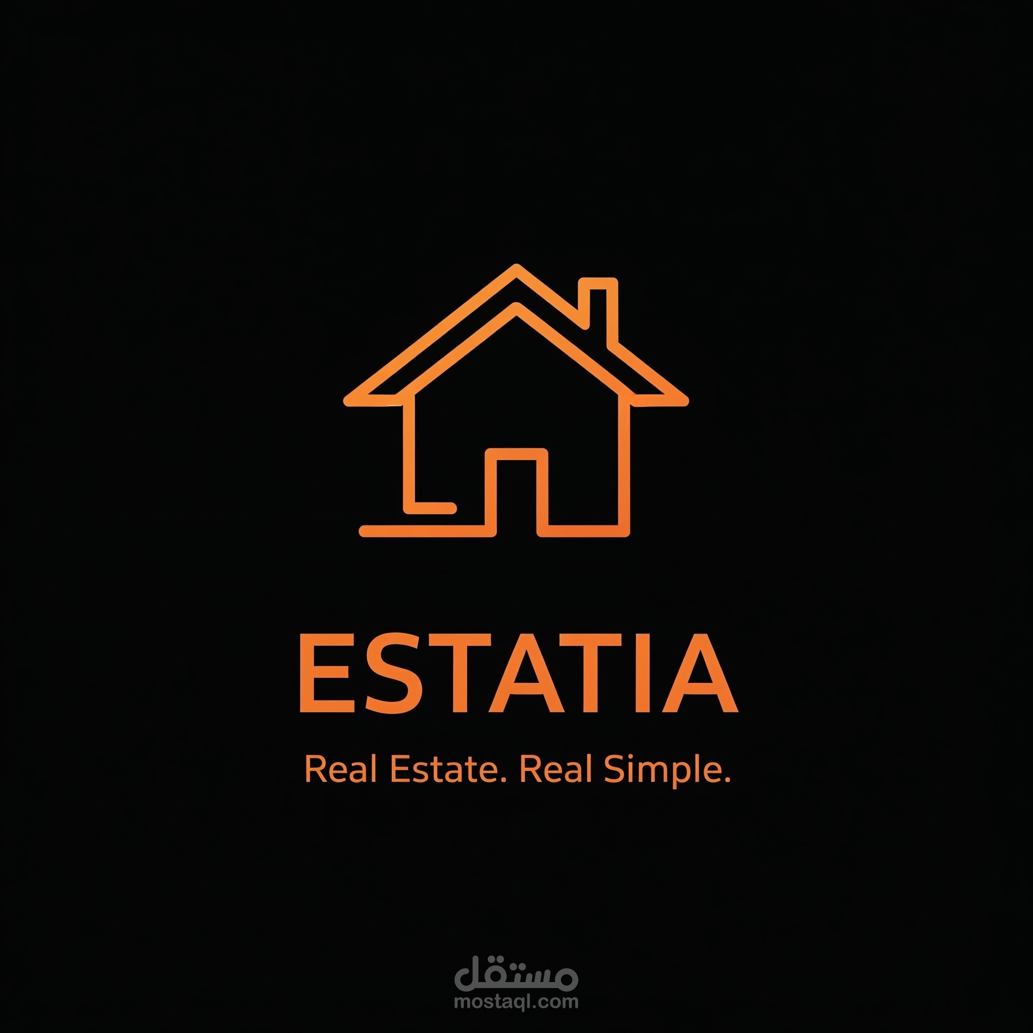 تصميم شعار احترافي لمنصة تسويق عقاري – Estatia