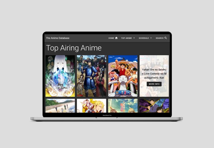 The Anime Database - Vue Single-Page Web Application