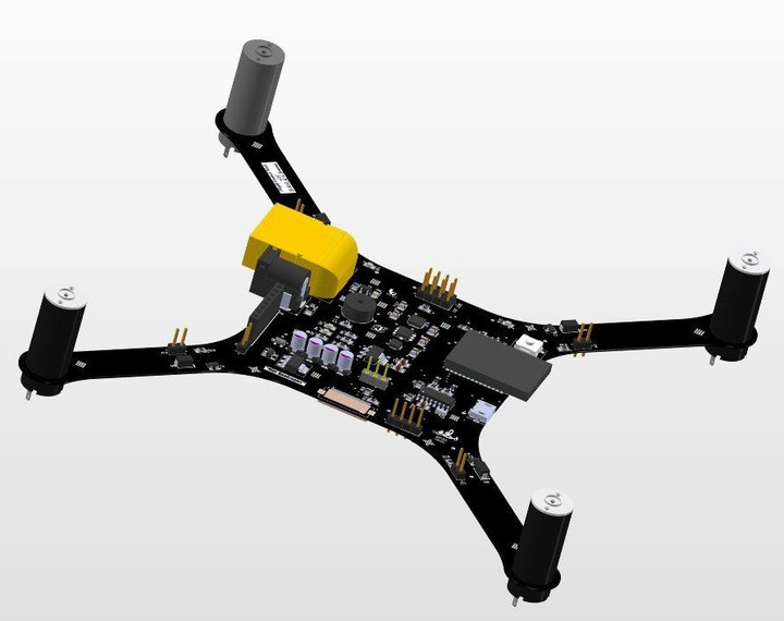X-shaped Mini Quadcopter