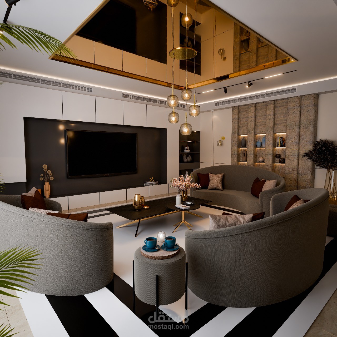تصميم داخلي لفيلا
