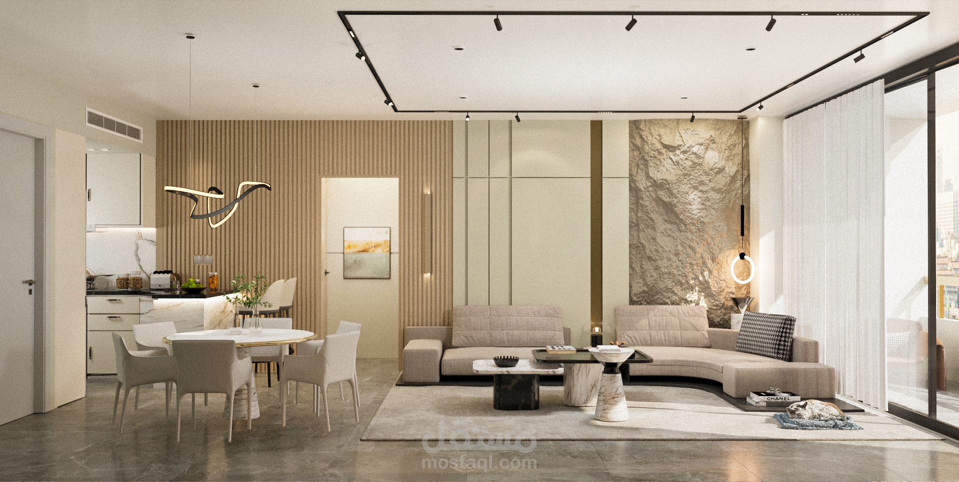 تصميم داخلي لشقة