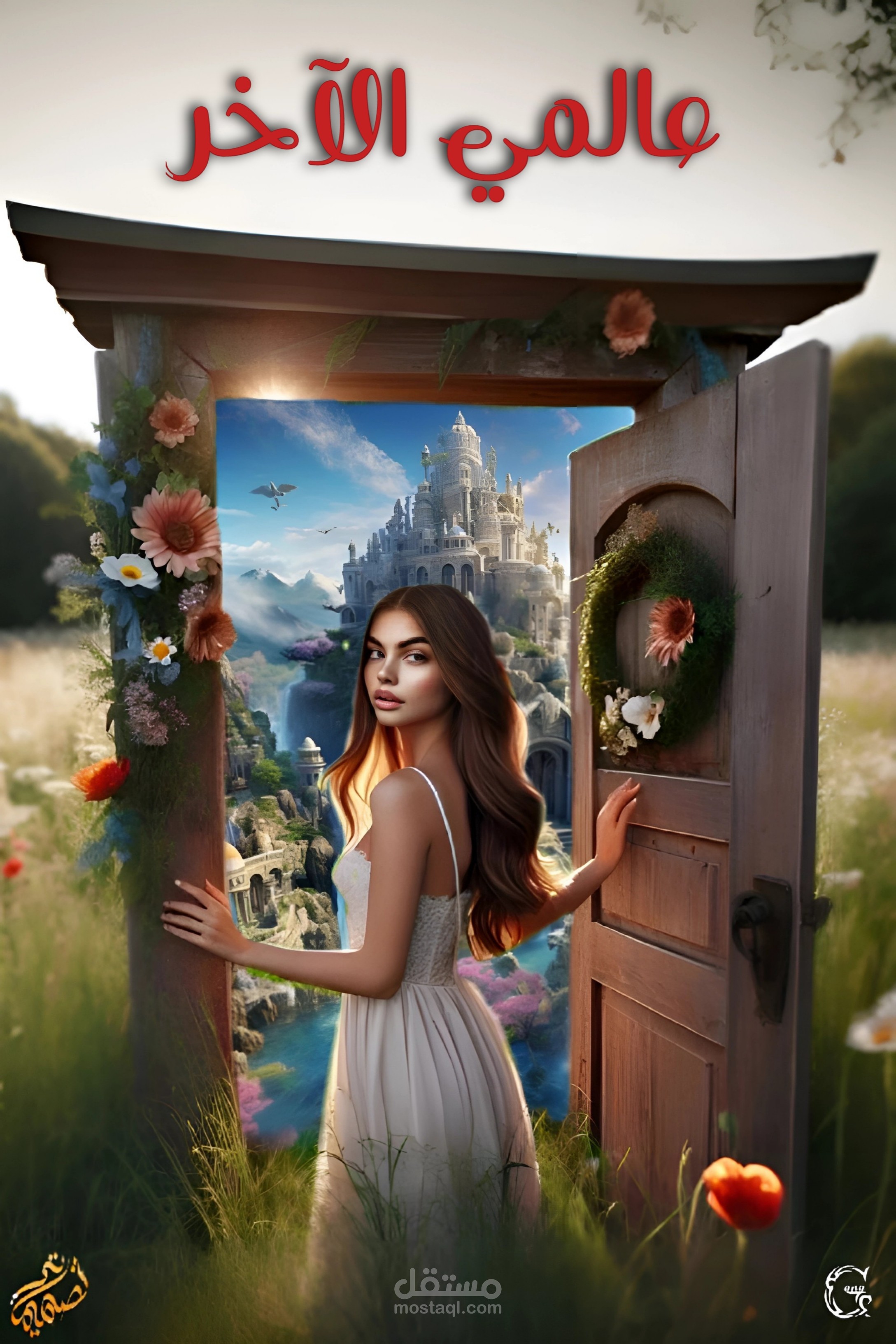 تصميم غلاف رواية فانتازيا - "عالمي الاخر"