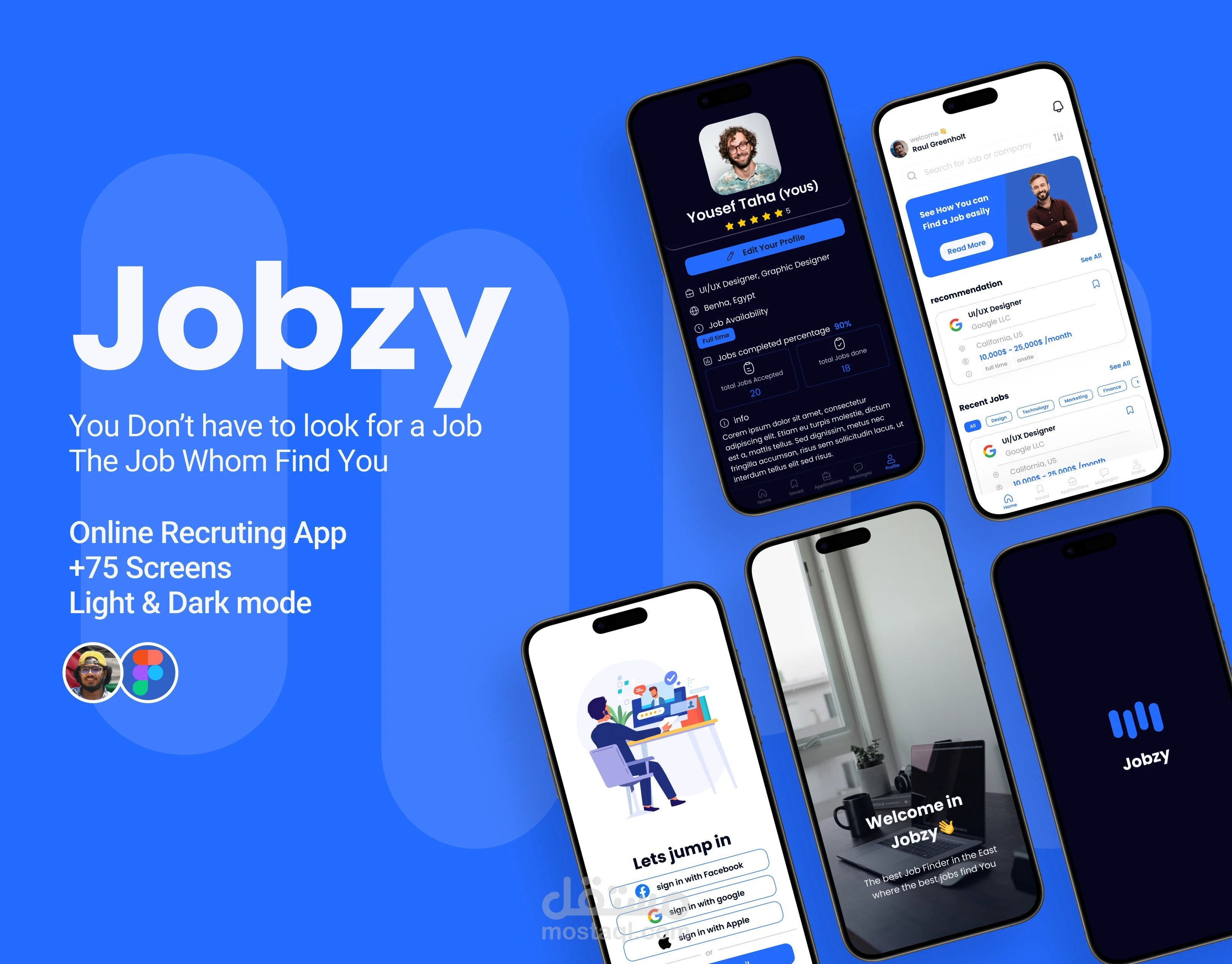 Jobzy | UI/UX Project | Recruiting App