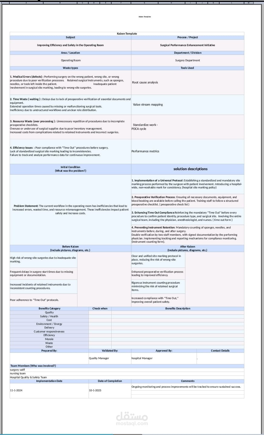 Excel sheet