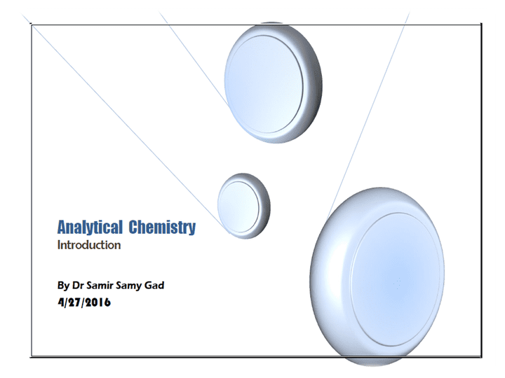 تصميم كتاب الكمياء التحليلية 2 Analytical Chemistry