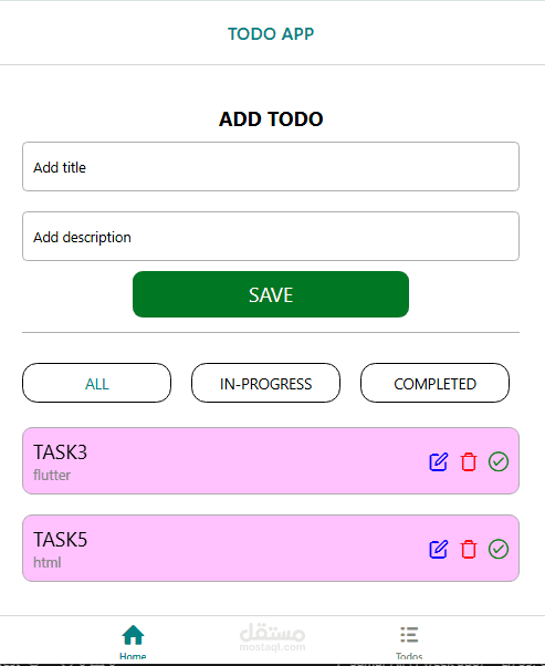 todo app