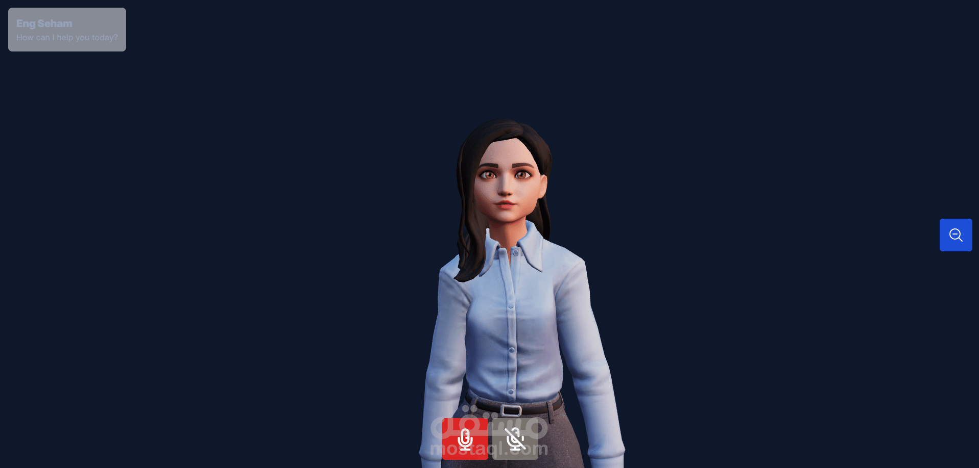 AI Learning Assistant – 3D AI Assistant Web App