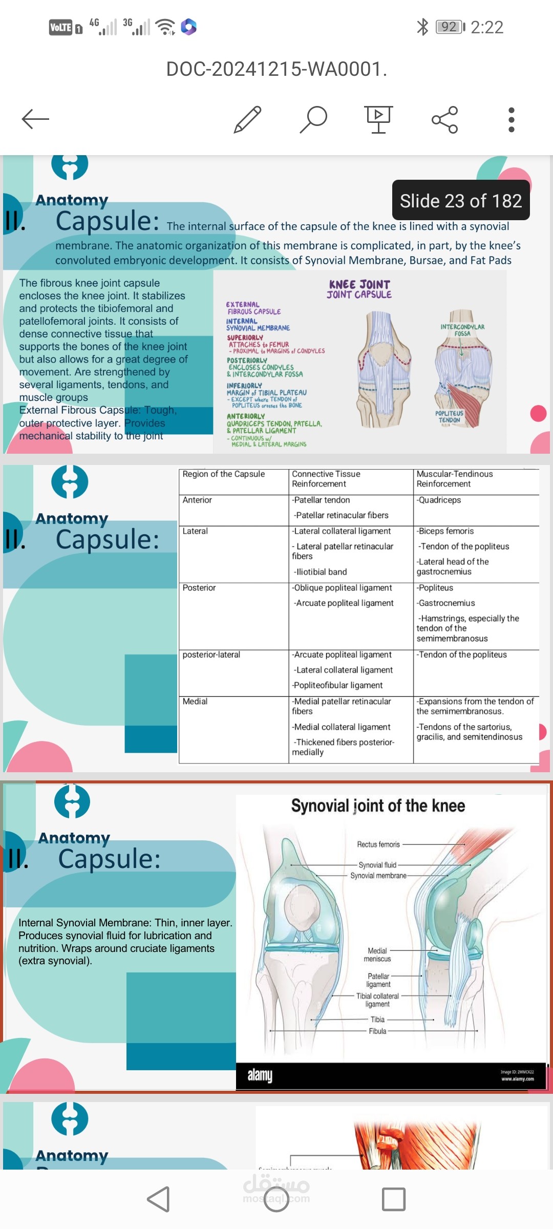 Power point about total knee arthroplasty