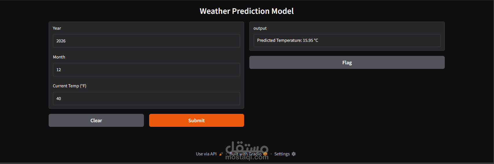 weather forecasting