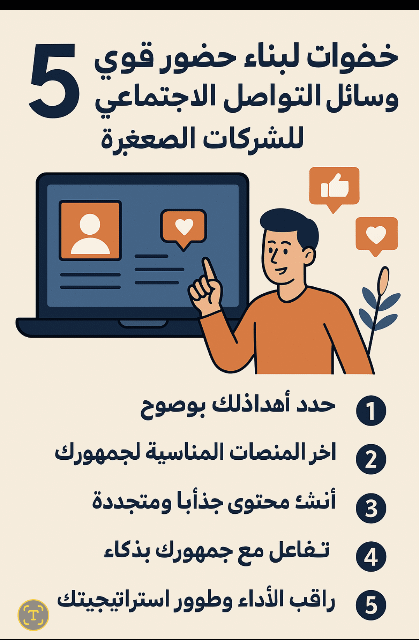 خطوات لبناء حضور قوي على وسائل التواصل الاجتماعي للشركات الصغيرة