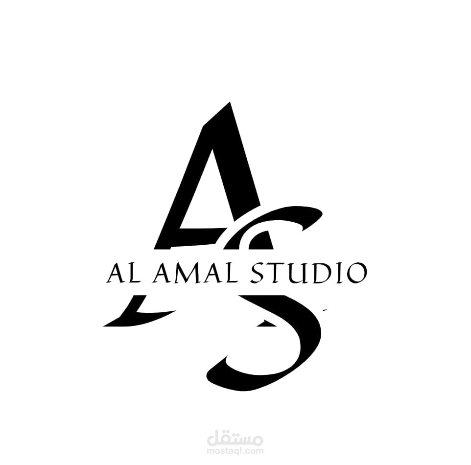 تصميم شعار خاص باستوديو الأمل