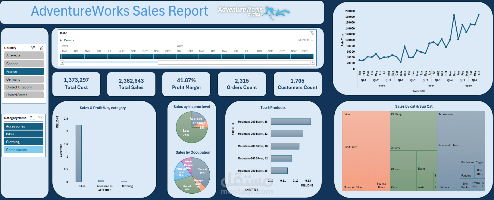 Excel Data Analysis Project