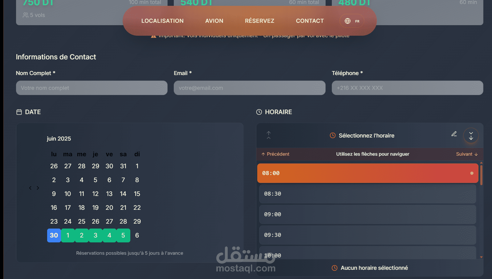 flights booking website