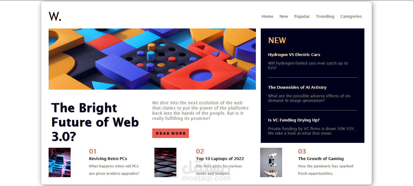 News paper website