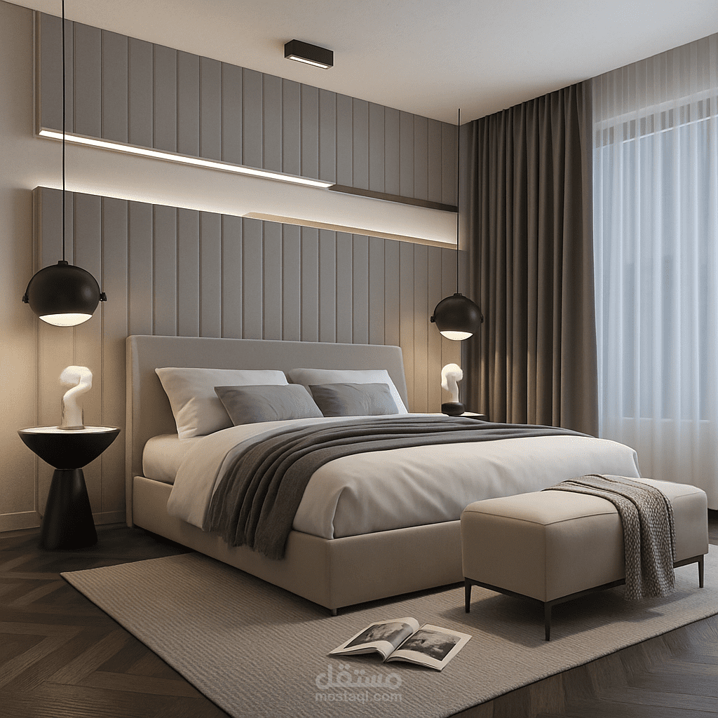 تصميم داخلي لغرفه نوم