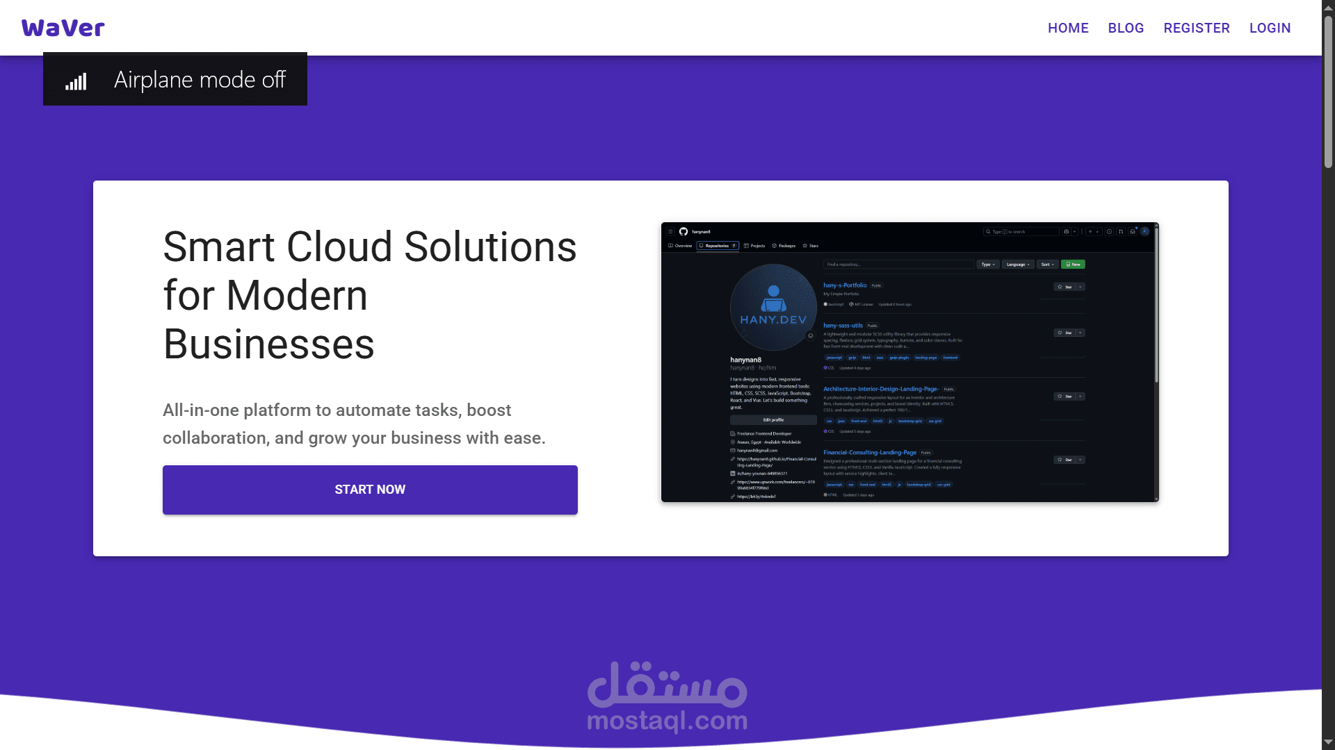 React SaaS Template