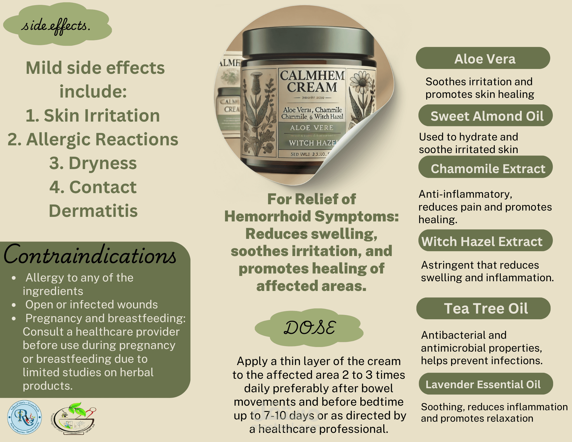 Brochure about cream
