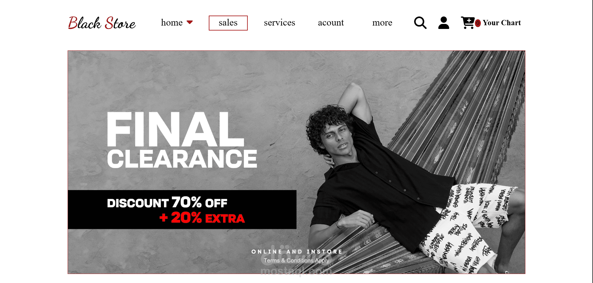 Online clothing store
