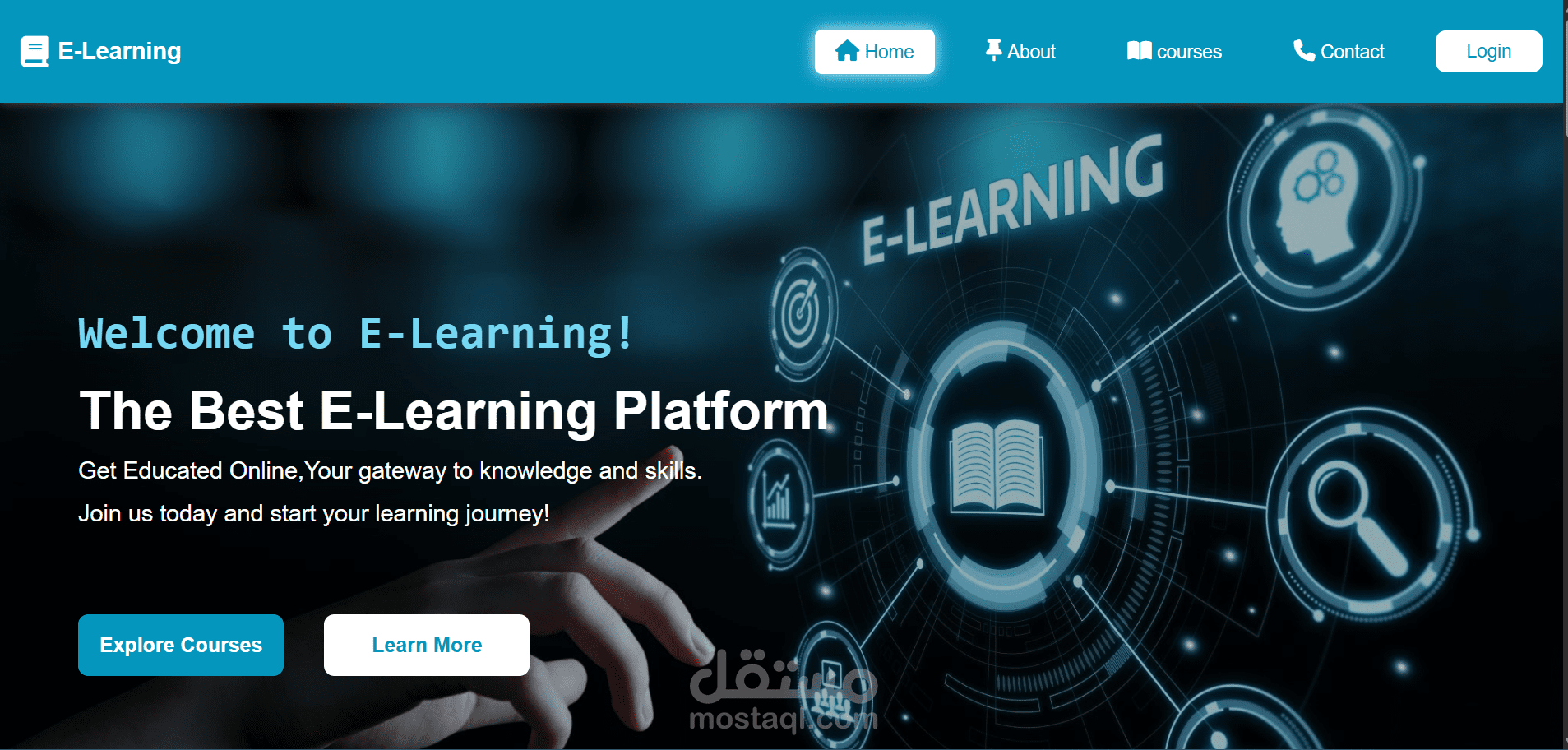 E-learning platform