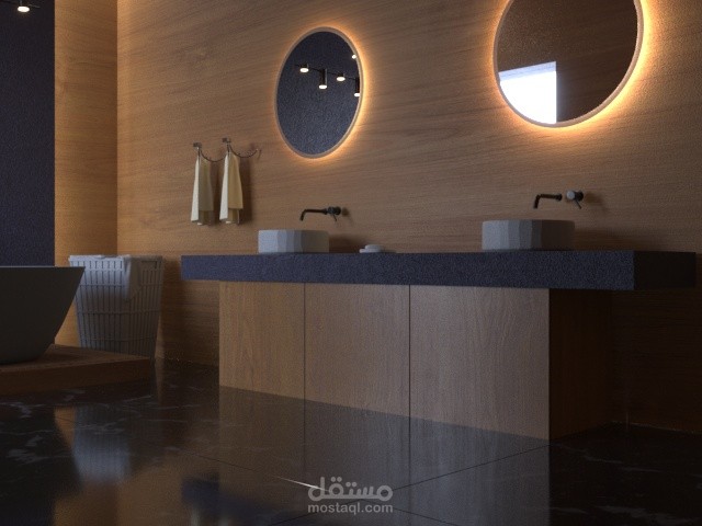 تصميم داخلي للحمام
