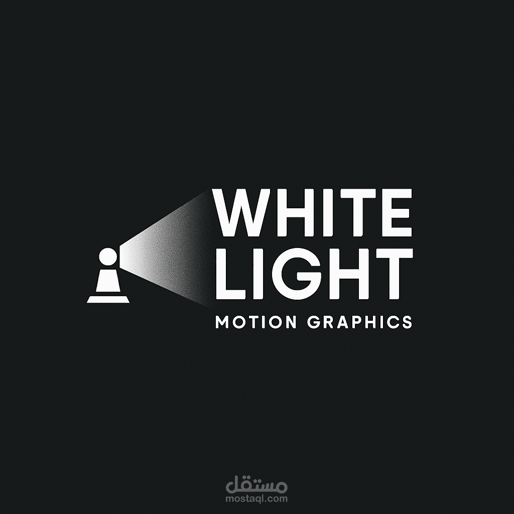 لوجو لصفحة white light