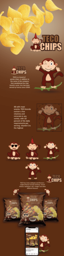 تصميم كيس شيبس عصري وجذاب باستخدام Adobe illustrator ،Adobe photoshop