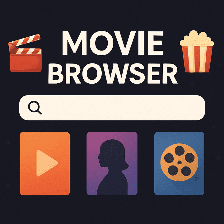 تطبيق ويب لعرض وتصفح أحدث الأفلام