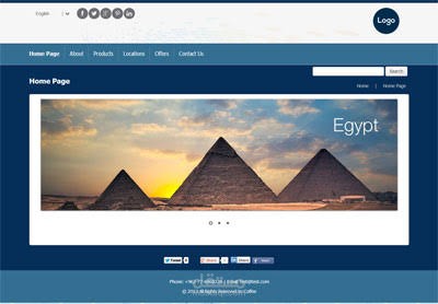 Modern website