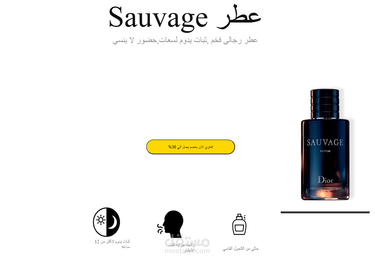 صفحه هبوط بسيطه