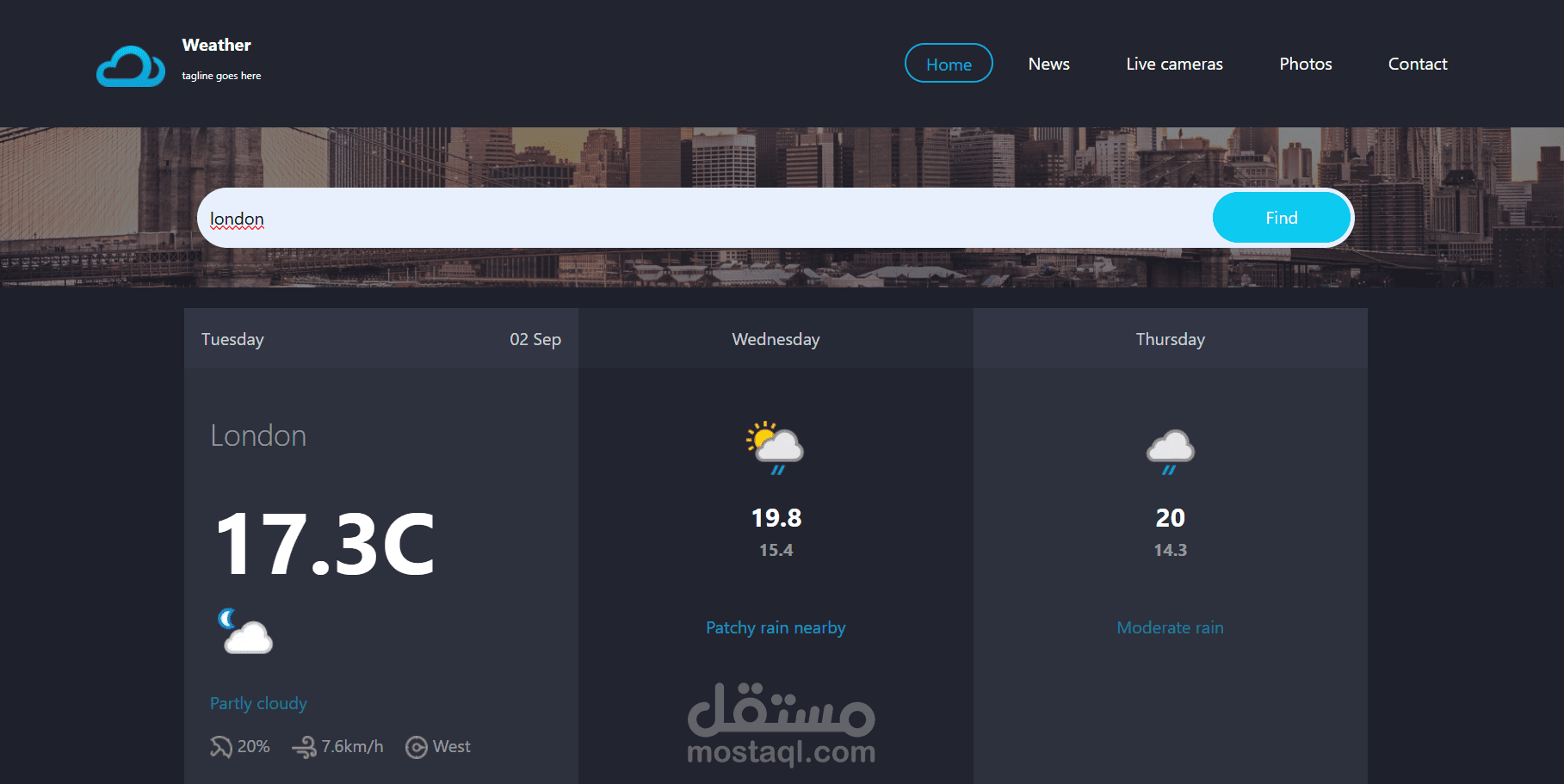 weather app