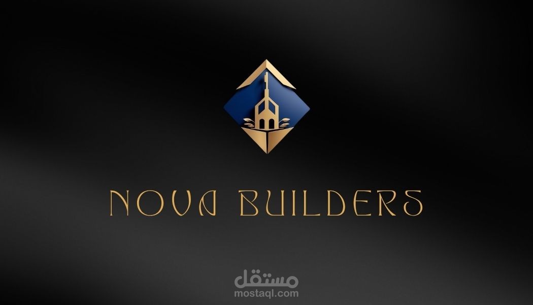 تصميم كارت  احترافي لشركة مقاولات