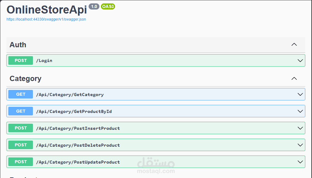 OnlineStoreApi – نظام متجر إلكتروني مصغر باستخدام ASP.NET Core