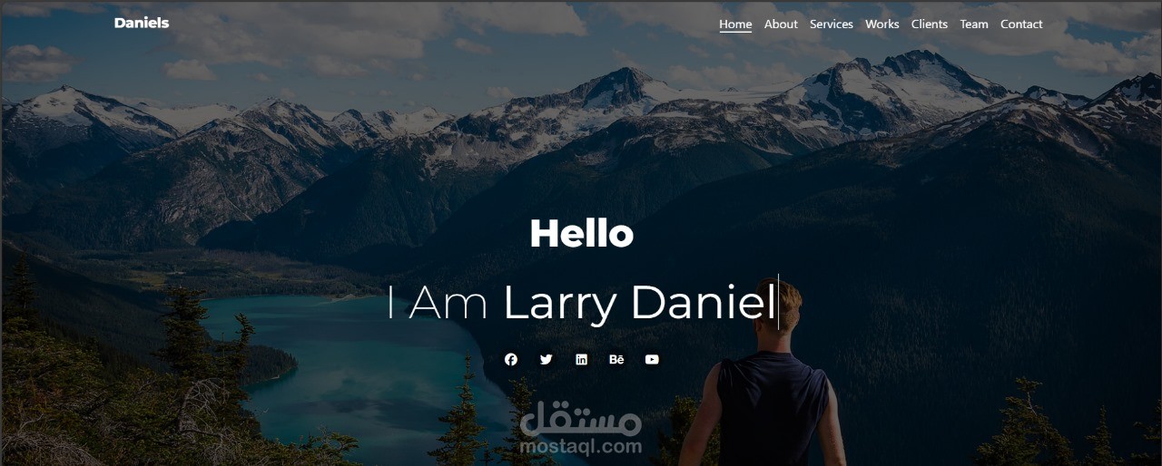 Daniels – Clean & Animated Personal Portfolio Templat