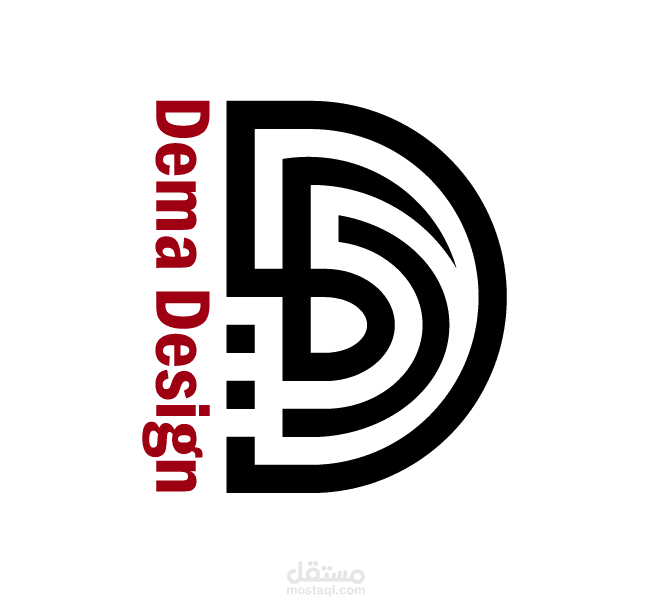 شعار اسمي ديما التصميمي