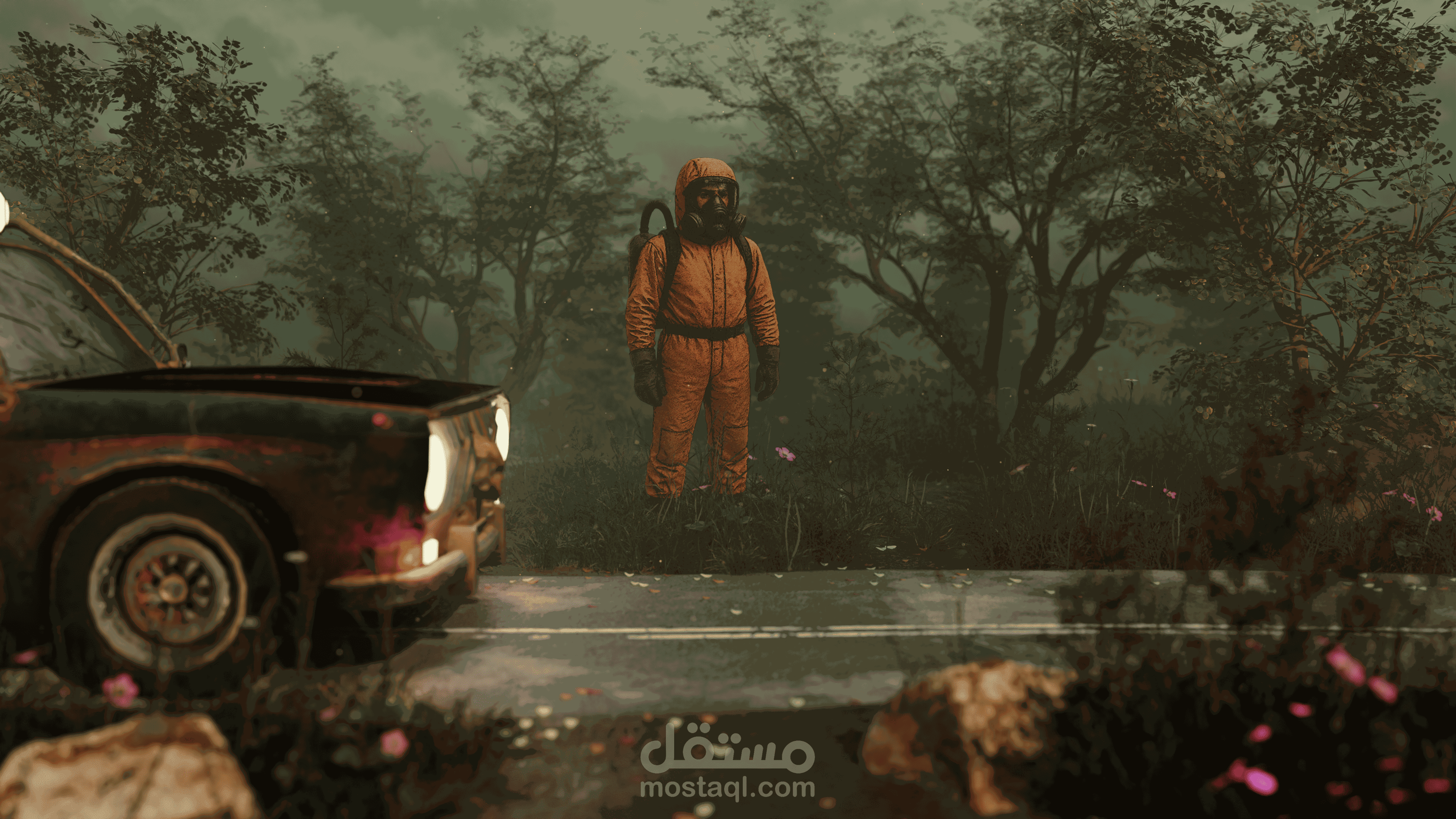 صورة لبيئة غامضة في بلندر.