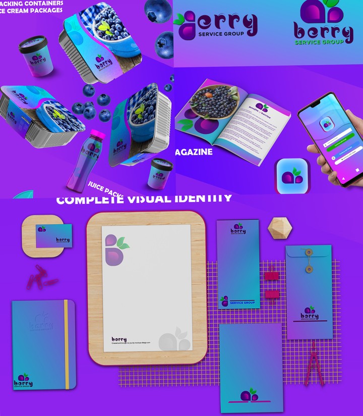 complete visual identity for Berry