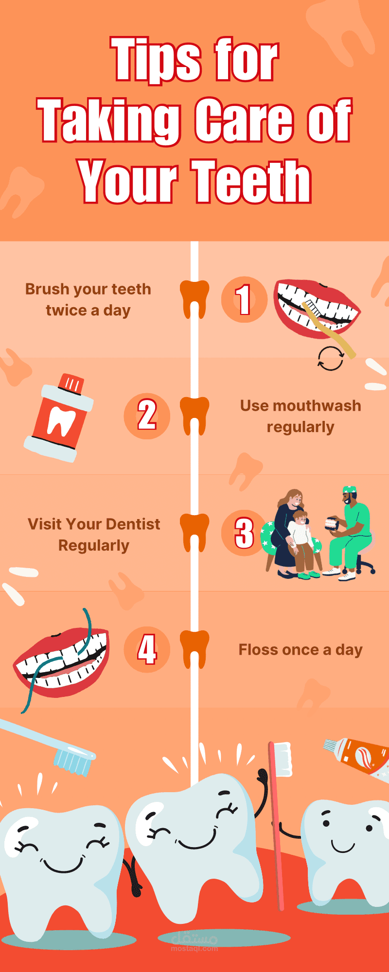تجهيز بوستر لعيادات طب الأسنان